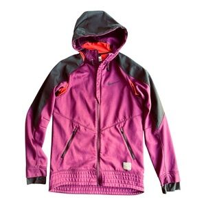 Nike Hyper Elite Activewear Jacket Full Zip Hooded Therma-Fit Size: S